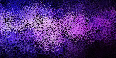 Memphis şekilli koyu mor vektör dokusu. Soyut tarzda, gradyan formlarda basit tasarım. İşiniz için akıllı tasarım.