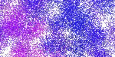 Koyu pembe, kıvrımlı mavi vektör şablonu. Eğimli yay ile soyut illüstrasyon. Cep telefonları için şablon.