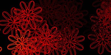 Soyut şekilli koyu turuncu vektör deseni. Soyut tarzda, gradyan formlarda basit tasarım. İşiniz için akıllı tasarım.