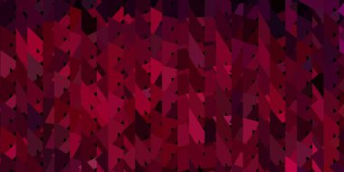 Koyu mor vektör geometrik çokgen düzeni. Çokgen üçgenli modern soyut çizim. Cep telefonları için arkaplan.