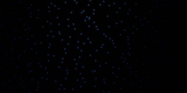 Soyut yıldızlı koyu mavi vektör deseni.