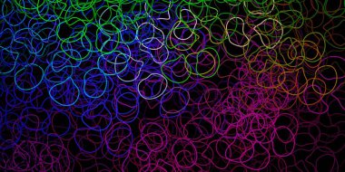 Rastgele şekilli koyu renkli vektör arkaplanı. Soyut tarzda renkli şekilli bir illüstrasyon. Cep telefonları için arka plan.