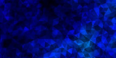 Işık Mavisi vektör arkaplanı çizgiler, üçgenler. Soyut üçgenli dekoratif tasarım. Duvar kağıtları için şablon.