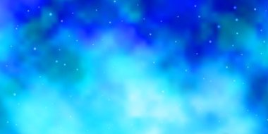 Güzel yıldızlı hafif BLUE vektör dokusu.