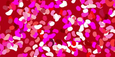 Açık pembe, soyut şekilli sarı vektör deseni. Basit gradyan şekilli renkli bir çizim. Cep telefonları için arka plan.