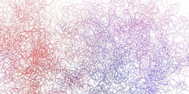 Açık mavi, kaotik şekilli kırmızı vektör arkaplanı. Gradyan rastgele formlarla modern soyut illüstrasyon. Web siteniz için basit illüstrasyon.