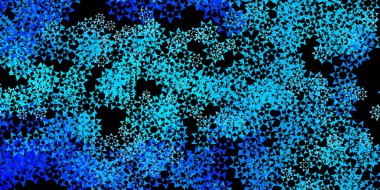 Koyu mavi vektör dokusu üçgen biçiminde. Soyut arkaplanda renkli eğimli üçgenler. Web siteleri için desen.