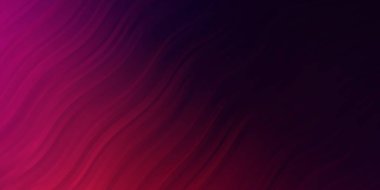 Bükülmüş çizgileri olan koyu pembe vektör arkaplanı.