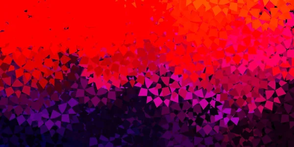 Dark Pink Red Vector Background Polygonal Forms Smart Abstract Illustration — ストックベクタ
