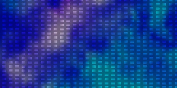 Світло Рожевий Синій Векторний Візерунок Квадратному Стилі Абстрактна Градієнтна Ілюстрація — стоковий вектор