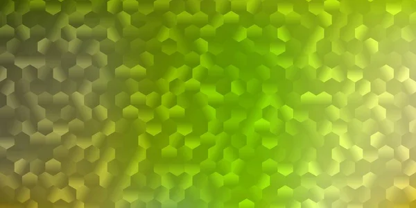 Light Green Red Vector Backdrop Batch Hexagons Smart Abstract Illustration — Stockový vektor