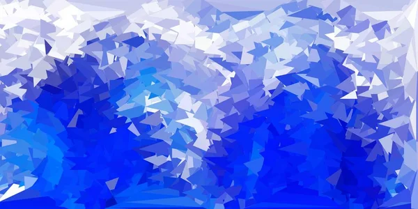 Modelo Triângulo Abstrato Vetor Azul Claro Ilustração Colorida Decorativa Com — Vetor de Stock