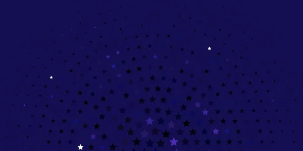 Luz Patrón Vectorial Púrpura Con Estrellas Abstractas — Vector de stock