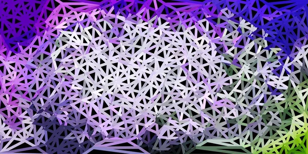 Polygone Rose Clair Gradient Vectoriel Vert Nouvelle Illustration Colorée Avec — Image vectorielle