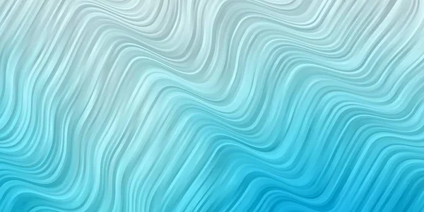 Mise Page Vectorielle Bleu Clair Avec Des Lignes Douces — Image vectorielle