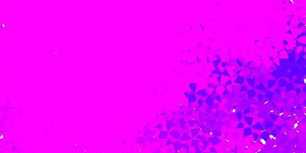 Violet Clair Fond Vectoriel Rose Avec Des Formes Polygonales Illustration — Image vectorielle