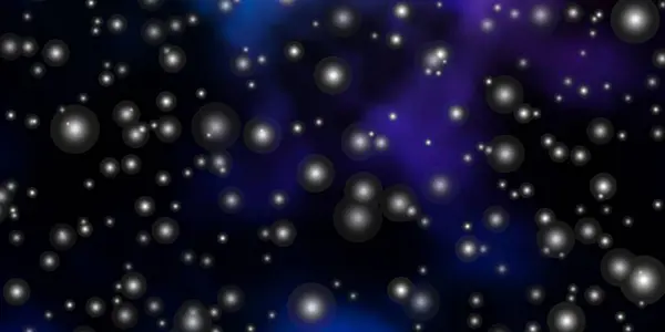 Dunkelrosa Blaue Vektorstruktur Mit Schönen Sternen — Stockvektor