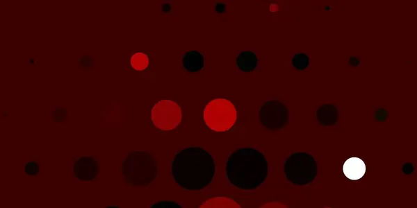 Patrón Vector Rojo Claro Con Esferas — Archivo Imágenes Vectoriales
