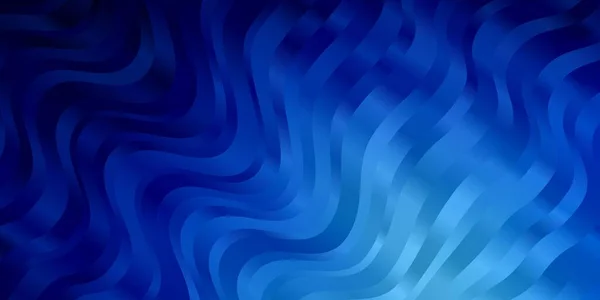 Темний Векторний Фон Blue Вигнутими Лініями — стоковий вектор