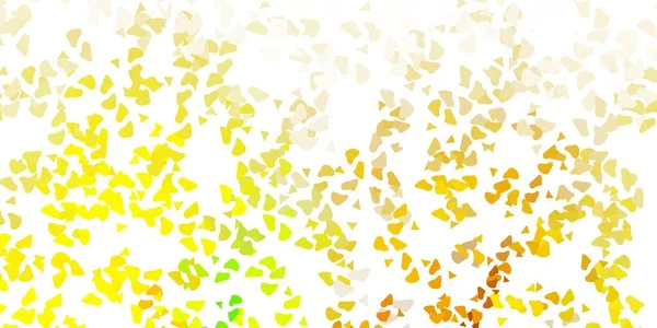 Светло Зеленый Желтый Векторный Фон Произвольной Формы Красочные Абстрактные Формы — стоковый вектор