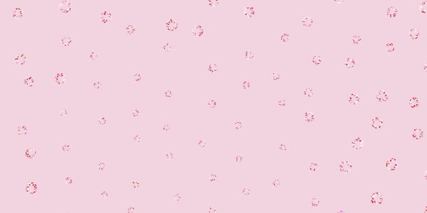 Свет красного вектора с точками. Абстрактный декоративный дизайн в градиентном стиле с пузырьками. Новый шаблон для книги брендов.