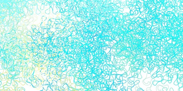Disposition Vectorielle Bleu Clair Jaune Avec Des Lignes Irisées Illustration — Image vectorielle