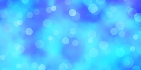 Hellrosa Blauer Vektorhintergrund Mit Blasen — Stockvektor