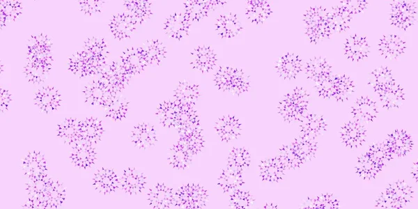 Vecteur Violet Clair Fond Naturel Avec Des Fleurs Illustration Colorée — Image vectorielle