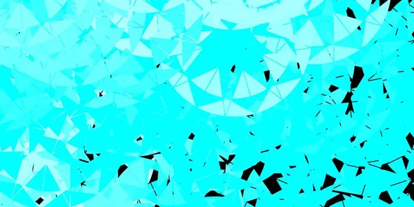 Ljusgrönt Vektormönster Med Polygonala Former Smart Abstrakt Illustration Med Triangelformade — Stock vektor