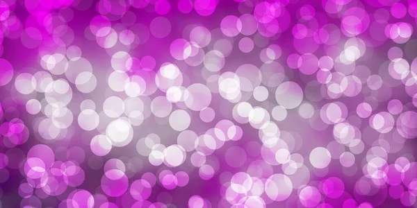 Світло Рожева Векторна Текстура Дисками Блискуча Абстрактна Ілюстрація Барвистими Краплями — стоковий вектор