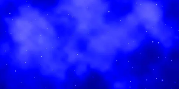Întuneric Blue Fundal Vectorial Stele Colorate — Vector de stoc