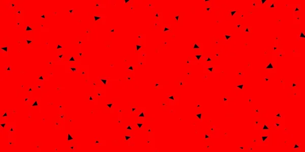 Fond Rouge Clair Triangle Vectoriel Jaune Mosaïque Illustration Abstraite Colorée — Image vectorielle
