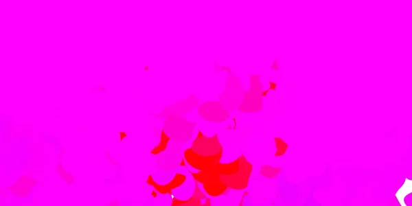 Modèle Vectoriel Rose Clair Rouge Avec Des Formes Abstraites Formes — Image vectorielle