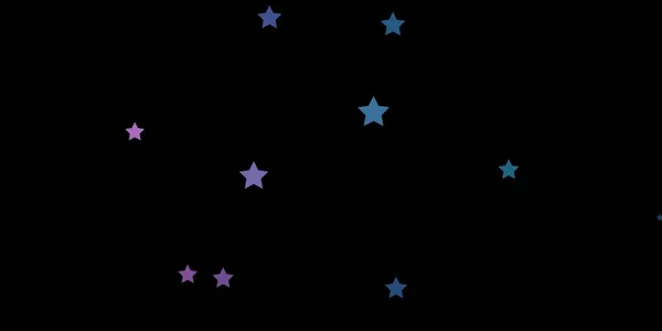 아름다운 별들로 이루어진 어두운 — 스톡 벡터