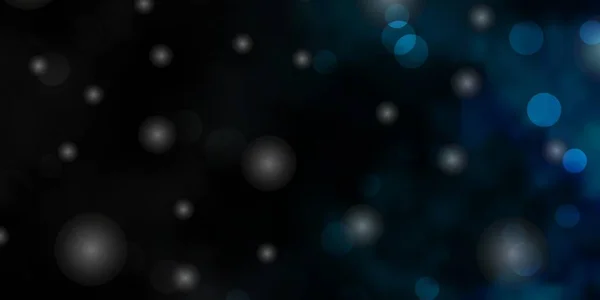 Textura Vectorial Azul Claro Con Círculos Estrellas — Vector de stock