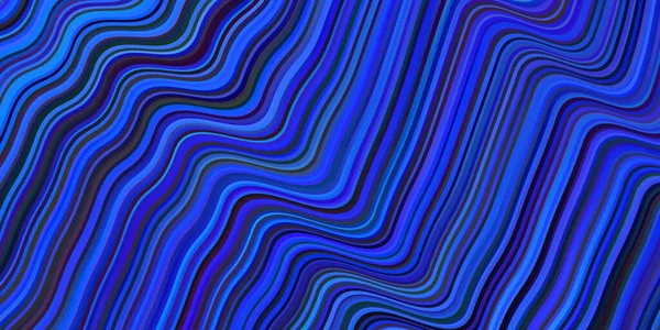 Modèle Vectoriel Bleu Foncé Avec Lignes Illustration Abstraite Colorée Avec — Image vectorielle