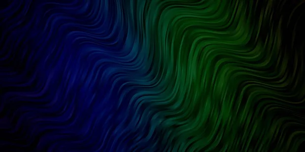 Lichtblauwe Groene Vector Textuur Met Wrange Lijnen — Stockvector