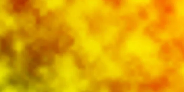 ライトグリーン空と黄色のベクトルテンプレート — ストックベクタ