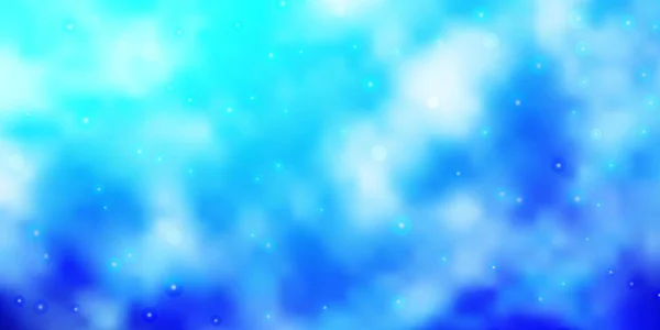Texture Vectorielle Bleu Clair Avec Belles Étoiles — Image vectorielle