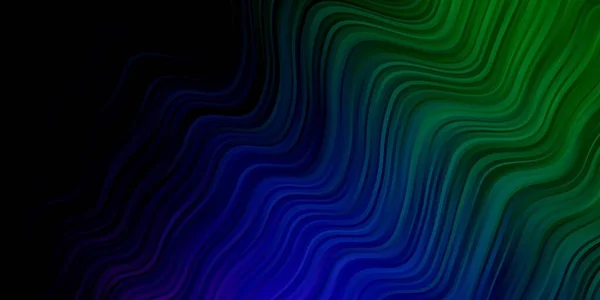 Dark Multicolor Vector Achtergrond Met Lijnen — Stockvector