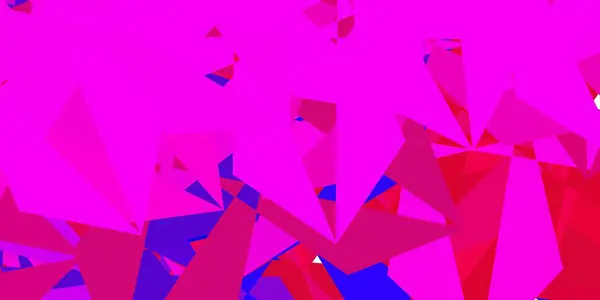 Dunkelviolette Rosa Vektorverlauf Polygon Textur Verlaufsdarstellung Polygonalen Stil Mit Dreiecken — Stockvektor