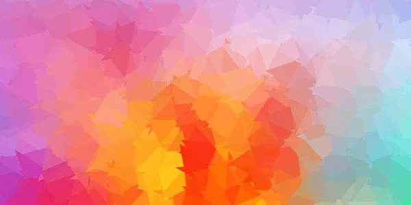 Světlé Vícebarevné Vektorové Trojúhelníkové Mozaikové Pozadí Abstraktní Ilustrace Elegantními Gradientními — Stockový vektor