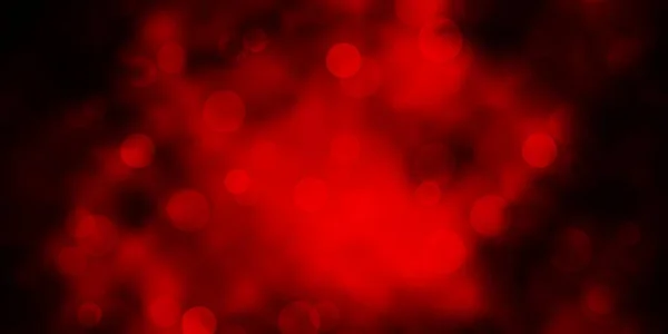 Plantilla Vectorial Rojo Oscuro Con Círculos — Archivo Imágenes Vectoriales
