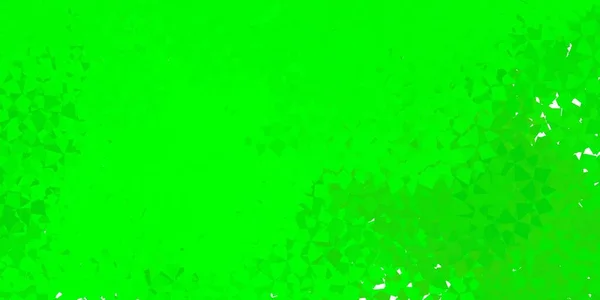 Ανοιχτό Πράσινο Κίτρινο Διανυσματικό Πρότυπο Τριγωνικά Σχήματα Εικονογράφηση Αφηρημένα Πολύχρωμα — Διανυσματικό Αρχείο