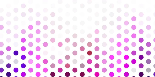 Luz Roxo Modelo Vetor Rosa Com Círculos Discos Coloridos Abstratos — Vetor de Stock
