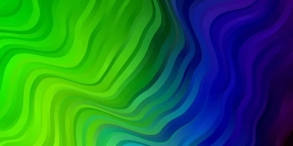 Texture Vectorielle Multicolore Foncé Avec Courbes — Image vectorielle