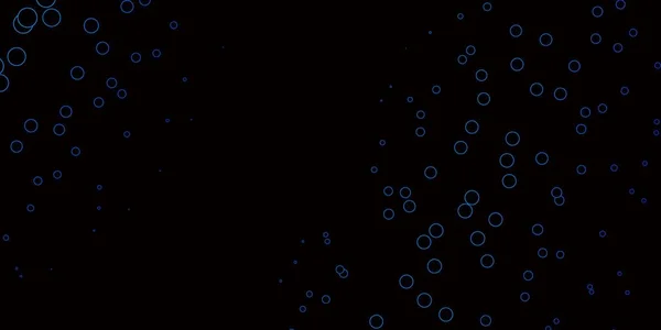 ダークブルーベクトルの背景とスポット — ストックベクタ