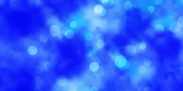 Luz Azul Vector Fondo Con Manchas — Vector de stock