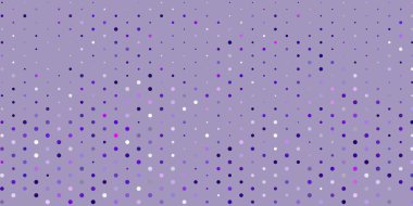 Açık mor, benekli pembe vektör arkaplan. Basit gradyan arkaplandaki soyut renkli diskler. Web siteleri için desen.