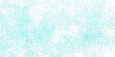 Açık mavi, rastgele şekilli yeşil vektör arkaplan. Gradyan rastgele formlarla modern soyut illüstrasyon. Cep telefonları için arka plan.